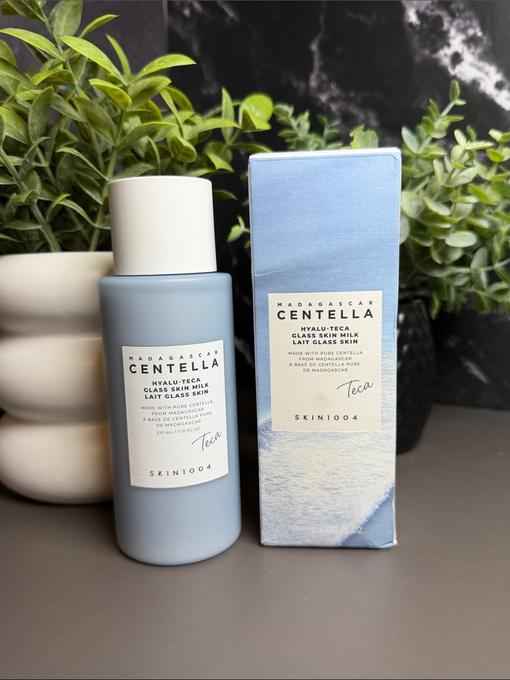Skin1004 Madagascar Centella Hyalu-Teca Glass Skin Milk - Light Blue
